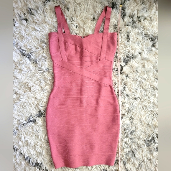 Bodycon Bandage Strap Club Dress NWOT - Picture 4 of 7